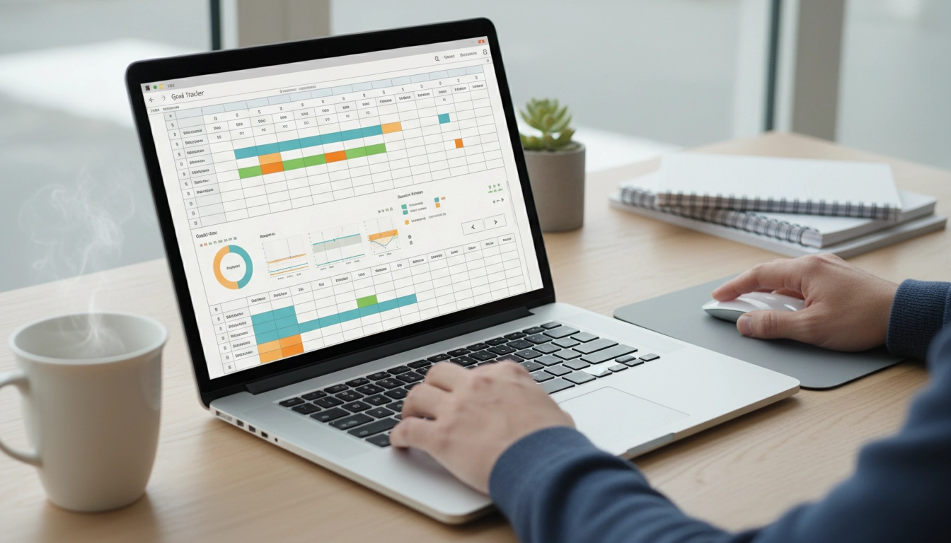 Goal Setting in Excel: Build a Tracker + Dashboard Fast